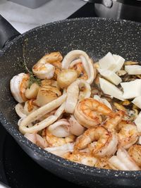 Варианты сливочного соте из морепродуктов